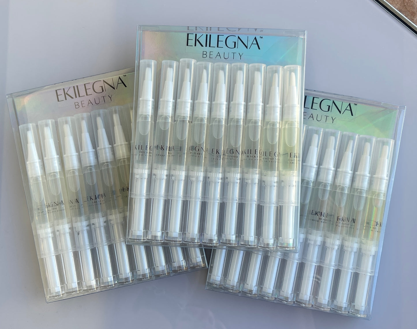 EKILEGNA ORGANIC CUTICLE OIL BRUSH PEN 9PCS SET